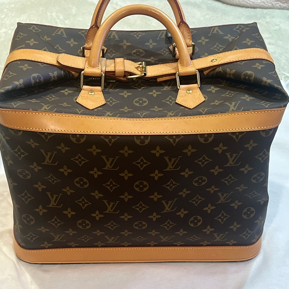 Louis Vuitton Brown Tan Monogram Travel Luggage
